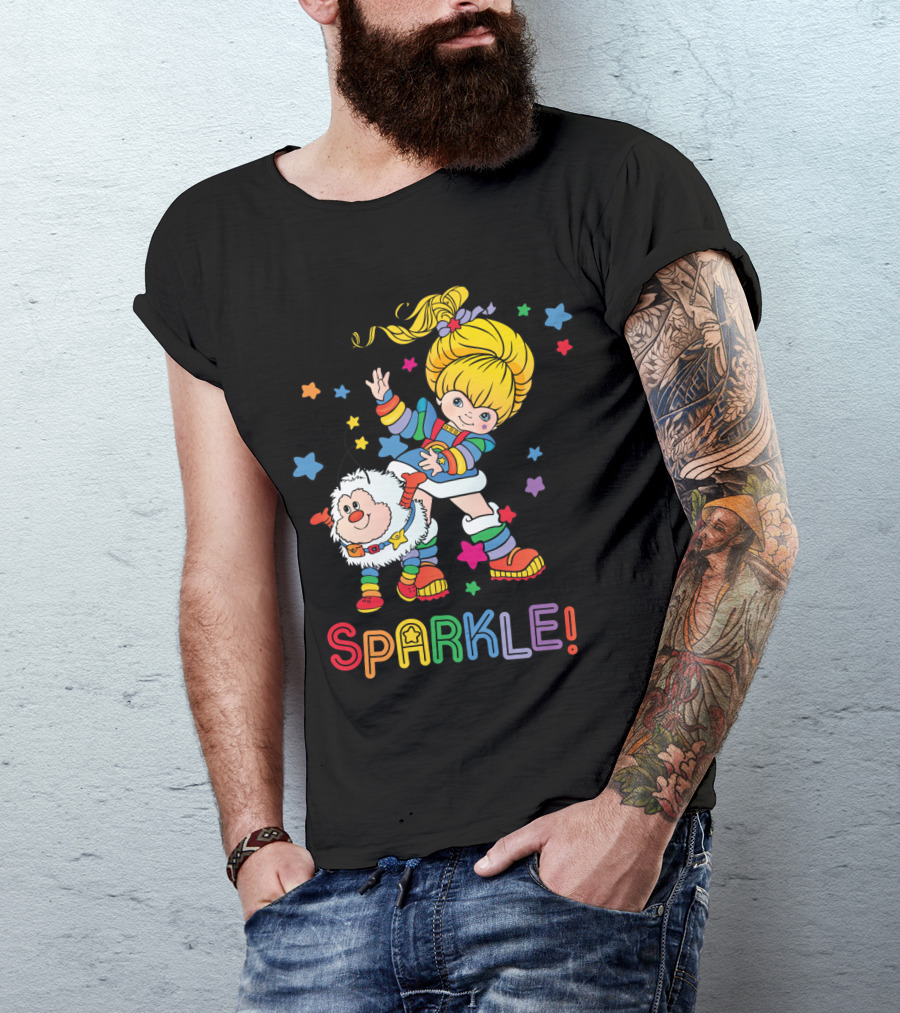 Rainbow Brite Sparkle Colorful Adventure With Twinkling Stars T-Shirt