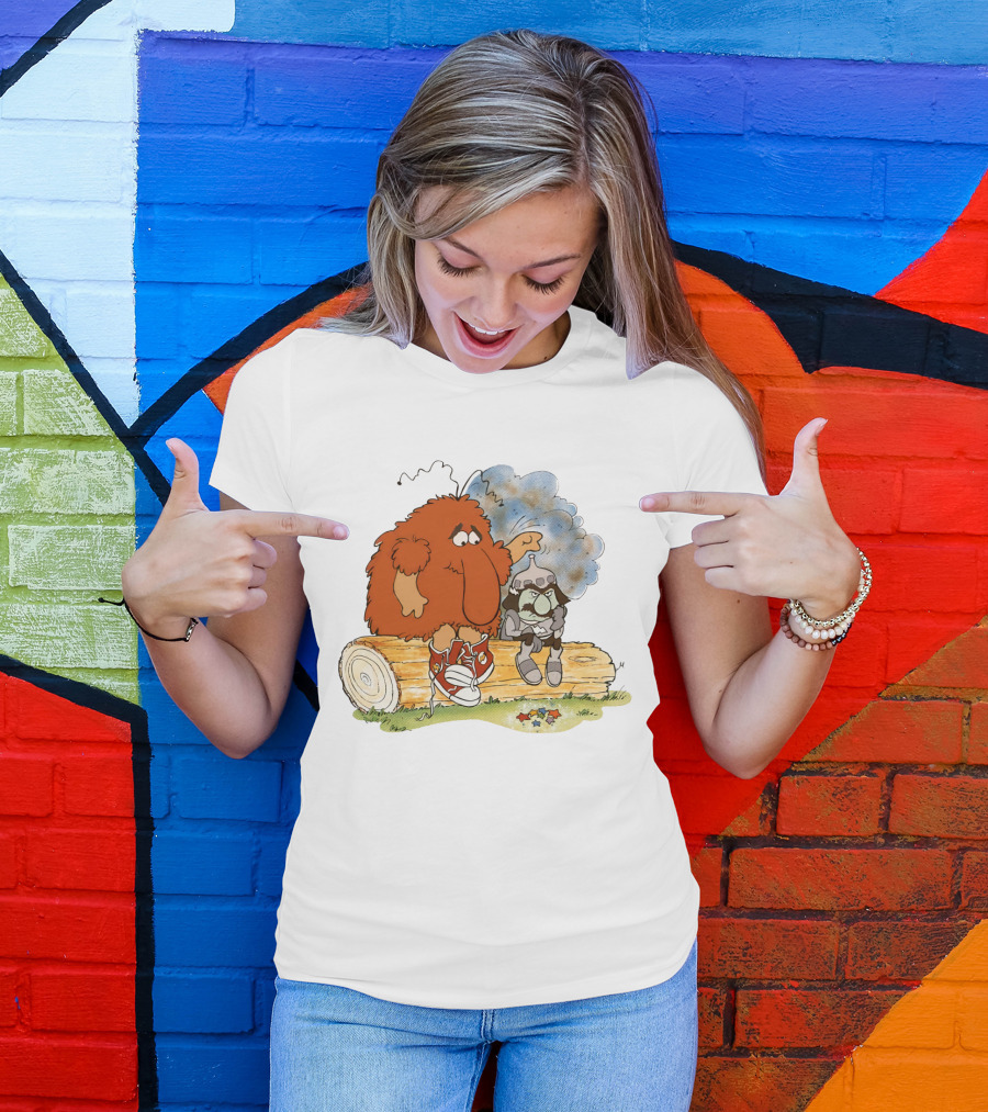 Rainbow Brite Murky Lurky And Cloudy Gloom On Log T-Shirt