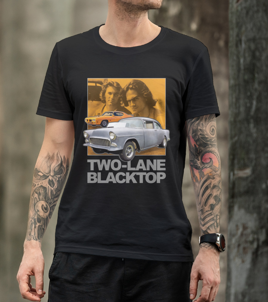 Two-Lane Blacktop Classic Cars And Characters T-Shirt
