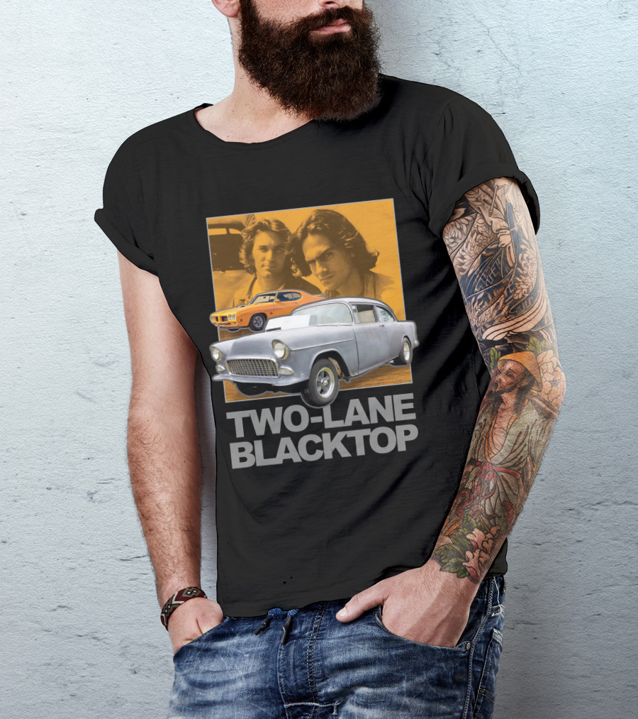 Two-Lane Blacktop Classic Cars And Characters T-Shirt