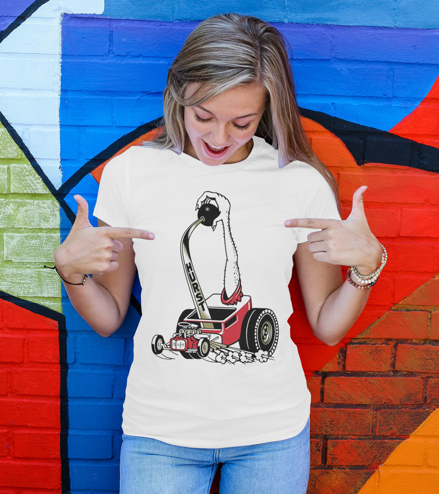 Hurst Floor Shift Monster Hot Rod Racing T-Shirt