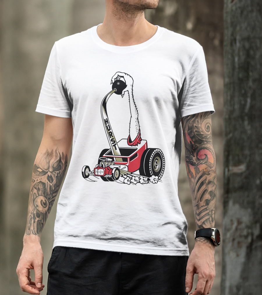 Hurst Floor Shift Monster Hot Rod Racing T-Shirt