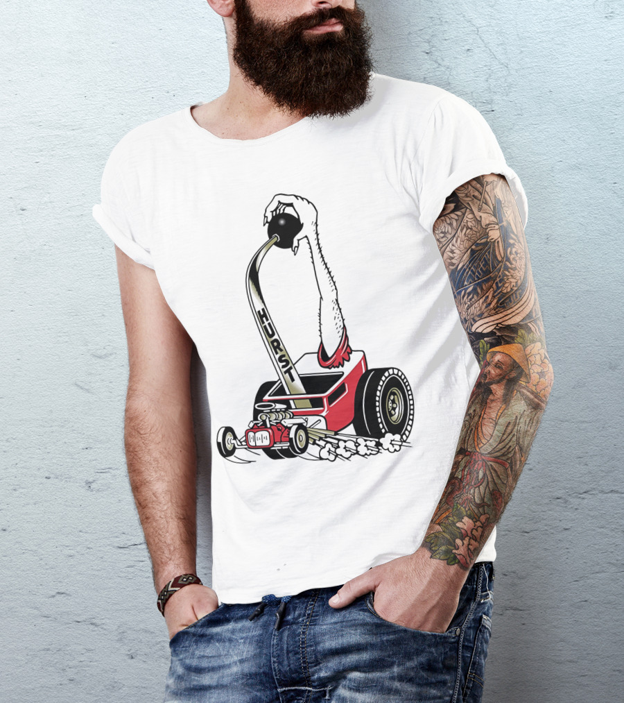 Hurst Floor Shift Monster Hot Rod Racing T-Shirt