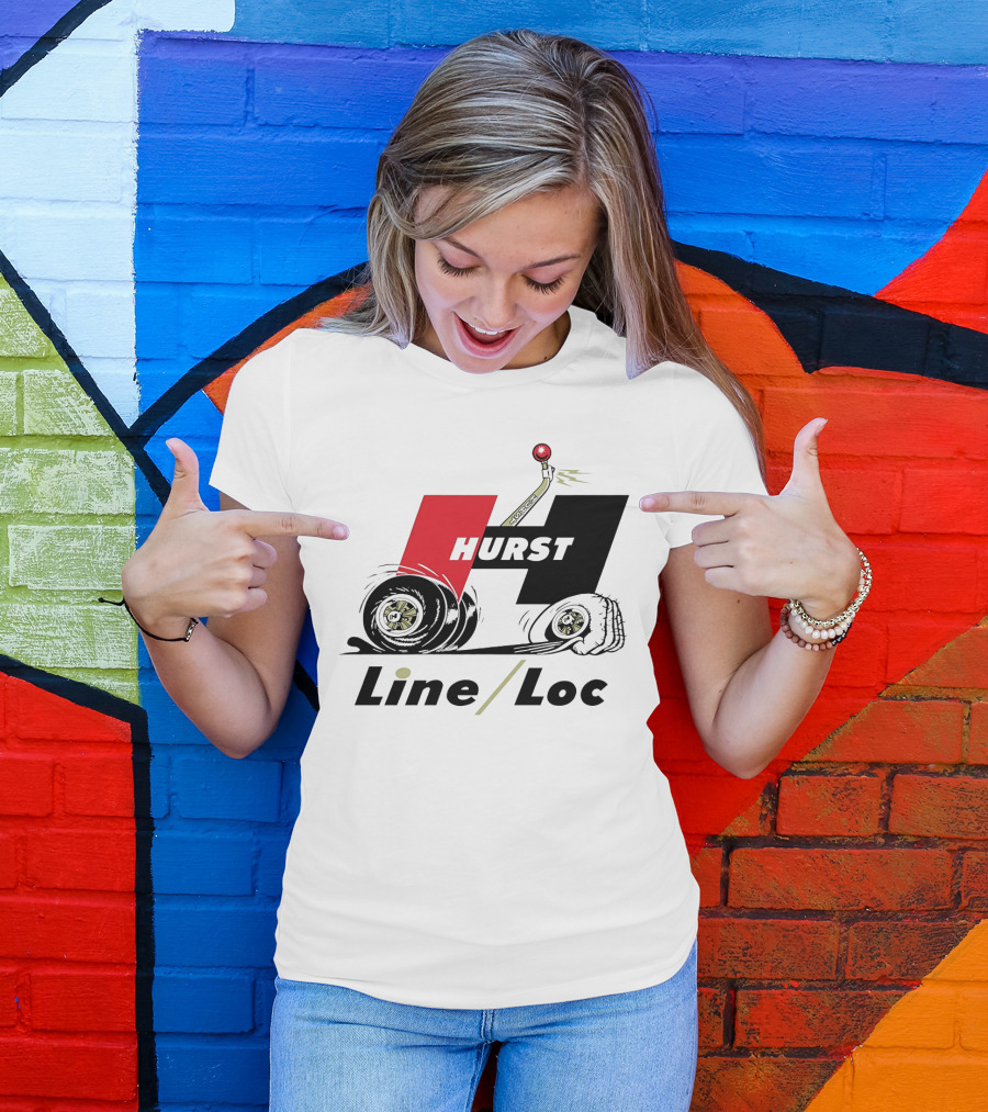 Hurst Line Loc Racing Tire Burnout T-Shirt