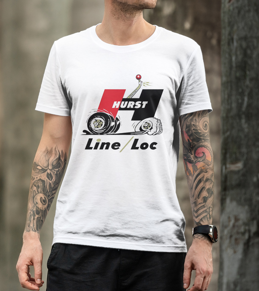 Hurst Line Loc Racing Tire Burnout T-Shirt