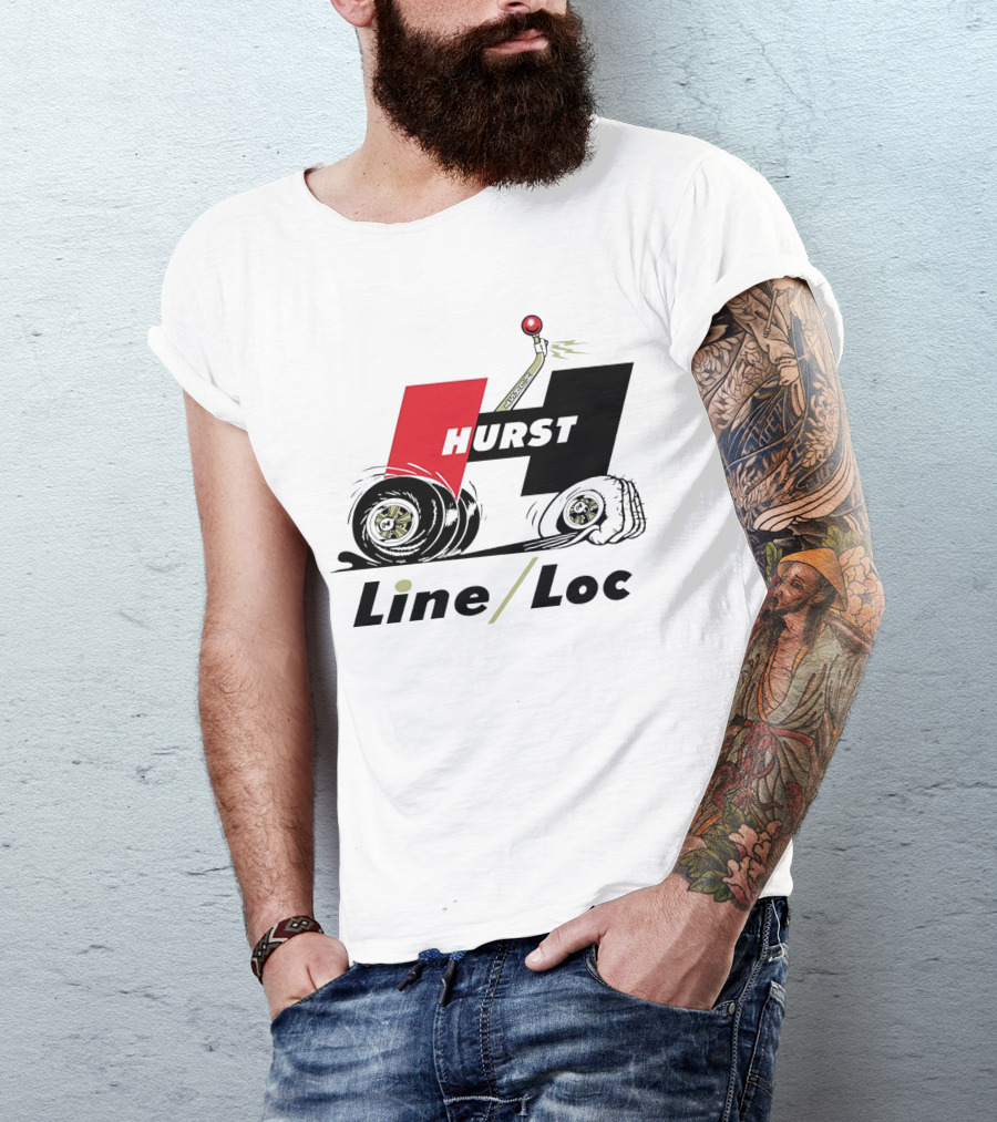 Hurst Line Loc Racing Tire Burnout T-Shirt