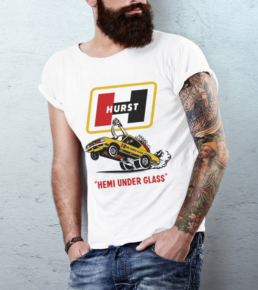Hurst Hemi Under Glass Wheelstand T-Shirt