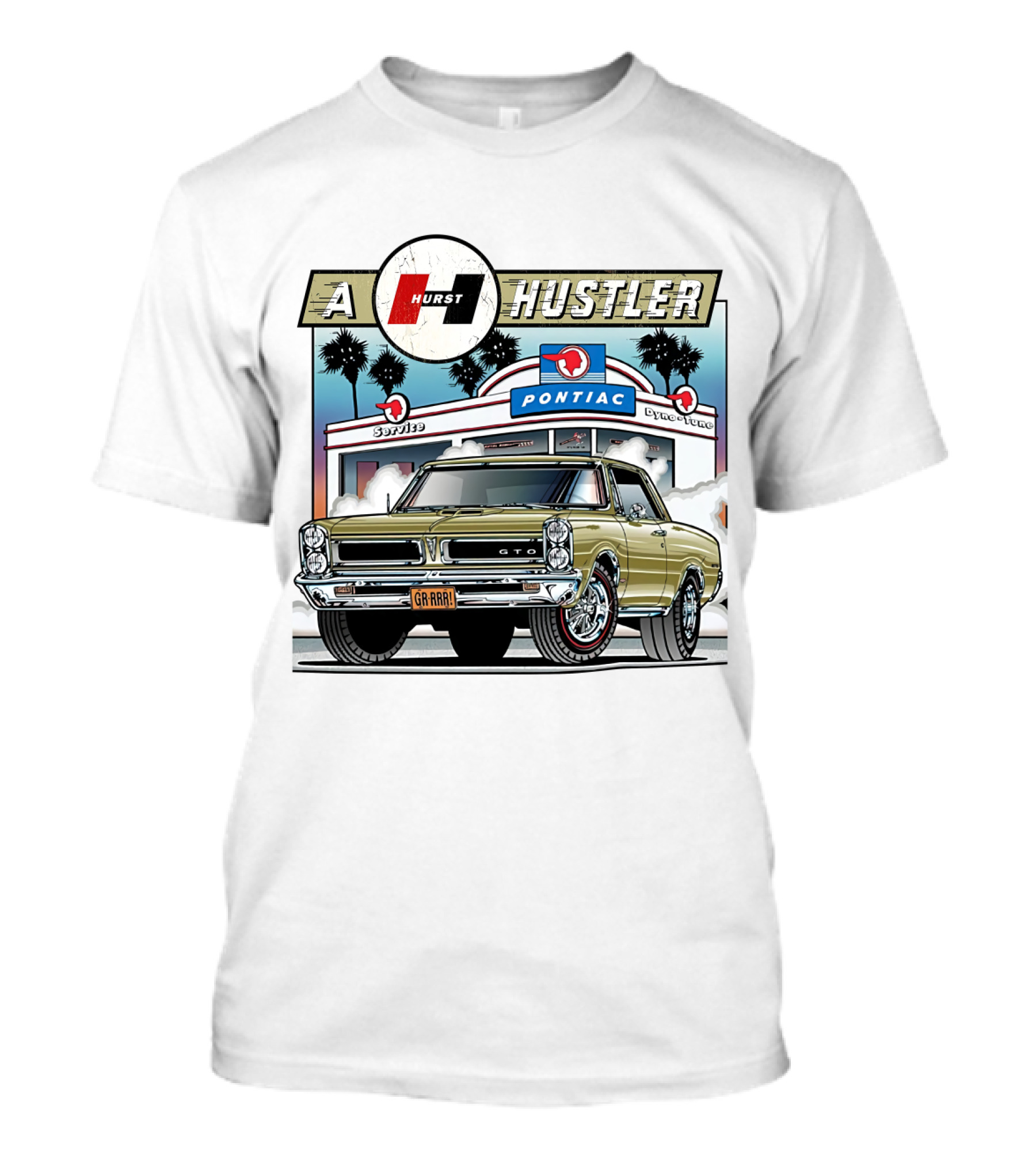 A Hurst Hustler 1965 Pontiac GTO Speeding T-Shirt