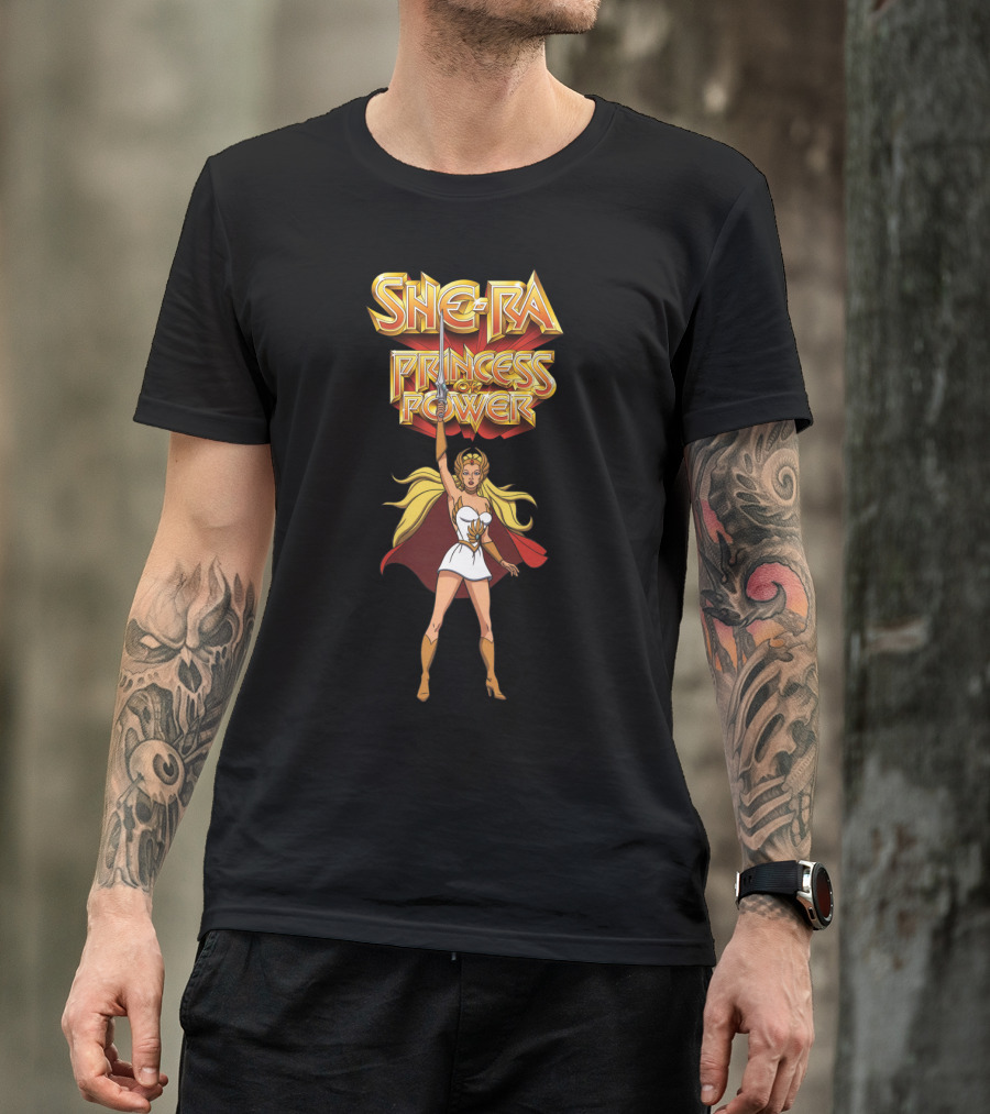 She Ra Princess Of Power Iconic Heroine And Sword T-Shirt