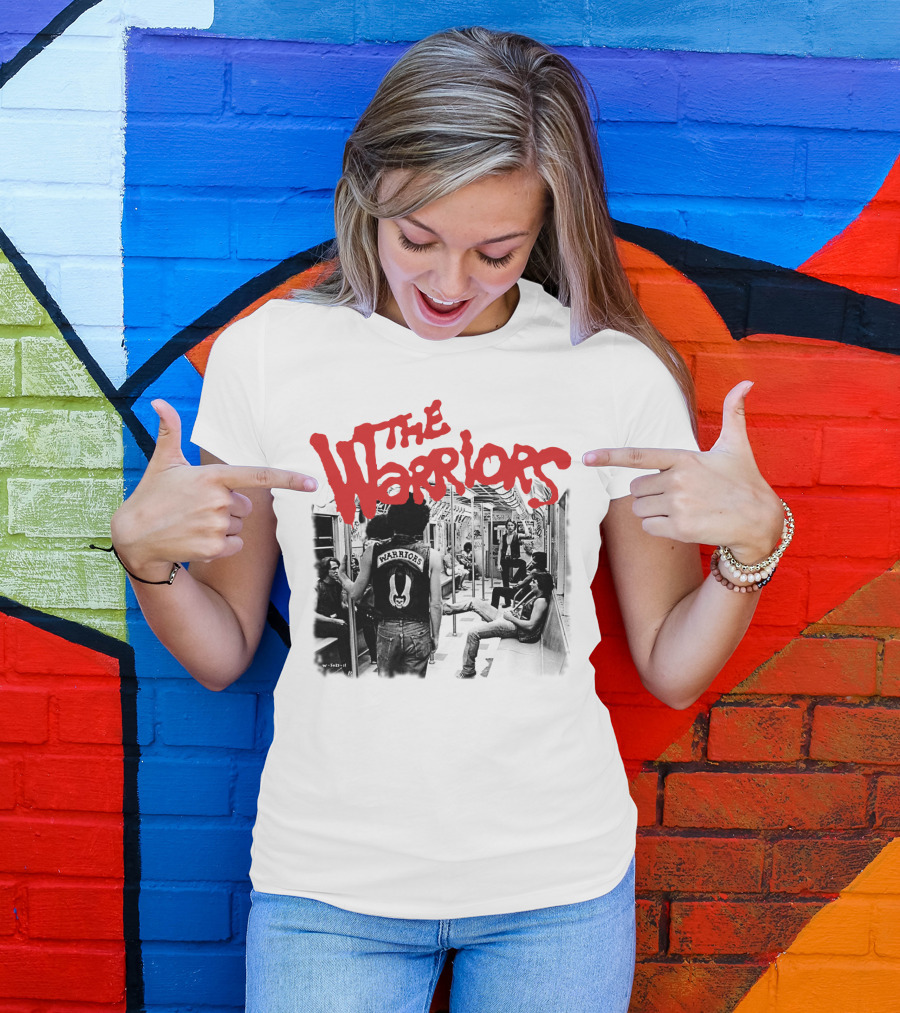 The Warriors Movie Subway Scene Iconic Street Gang Jacket T-Shirt