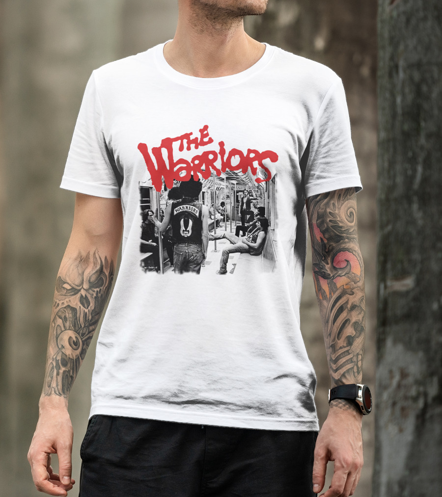 The Warriors Movie Subway Scene Iconic Street Gang Jacket T-Shirt