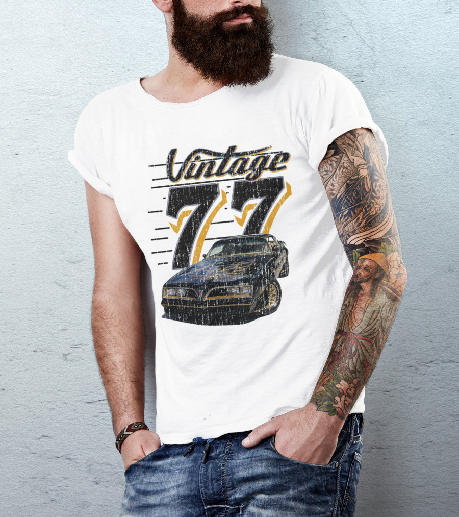 Vintage 77 Smokey And The Bandit 1977 Pontiac Trans Am T-Shirt