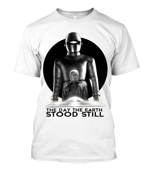The Day The Earth Stood Still Classic Sci-Fi Robot And Alien T-Shirt