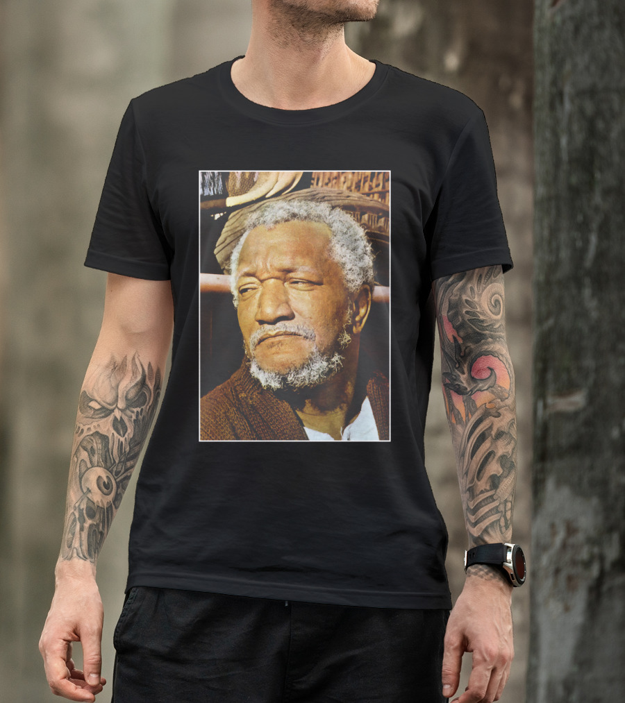 Sanford And Son Fred Sanford Classic Portrait Iconic TV Character T-Shirt