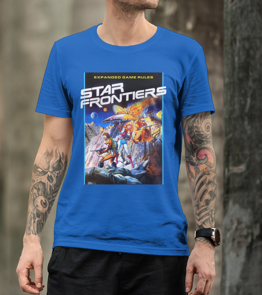 Star Frontiers Expanded Game Rules Retro Sci-Fi Adventure T-Shirt