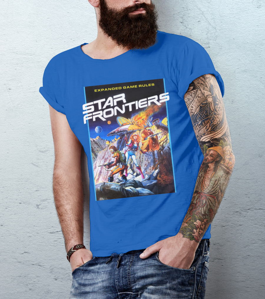 Star Frontiers Expanded Game Rules Retro Sci-Fi Adventure T-Shirt