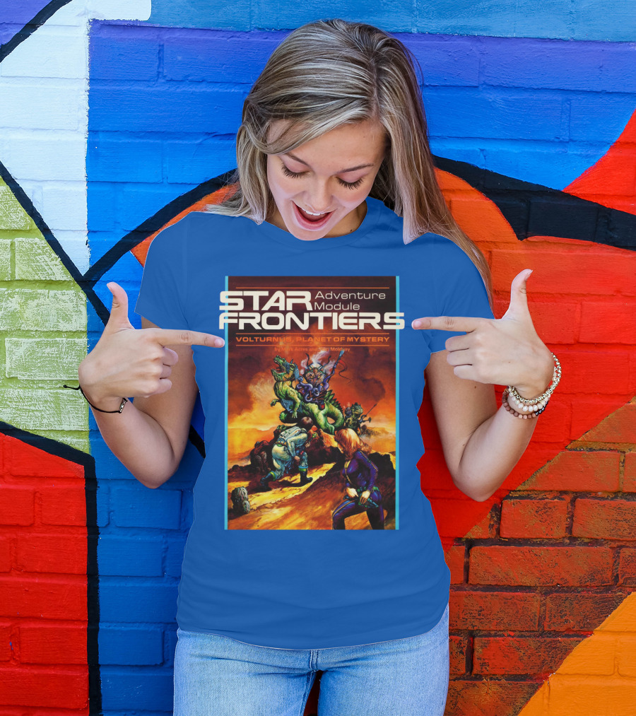Star Frontiers Adventure Module Volturnus Planet Of Mystery T-Shirt