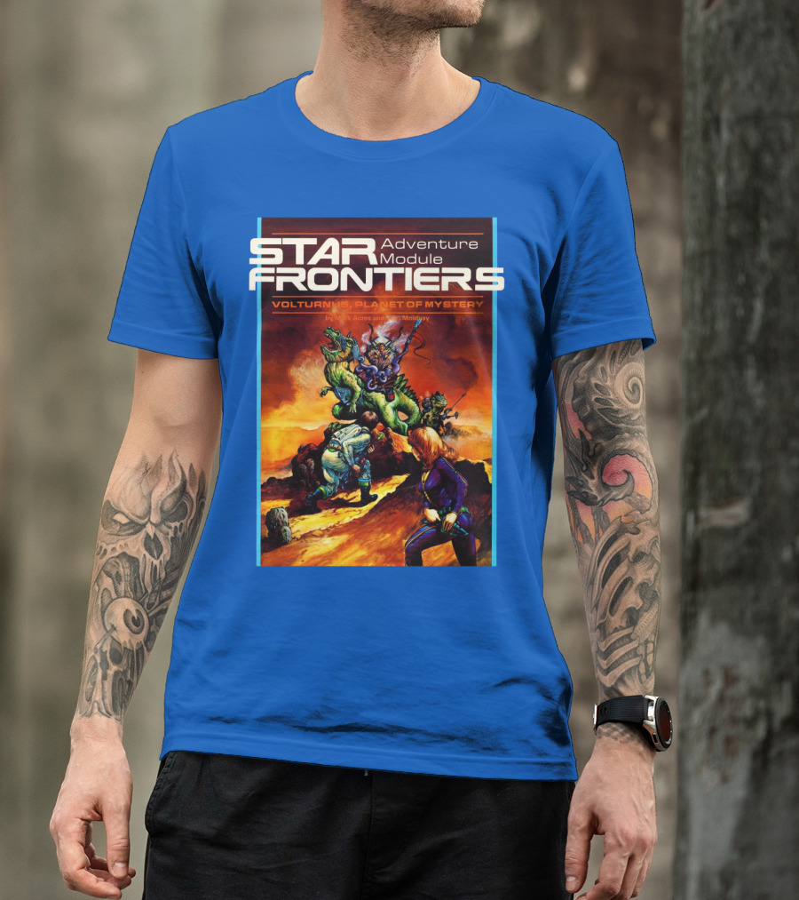 Star Frontiers Adventure Module Volturnus Planet Of Mystery T-Shirt