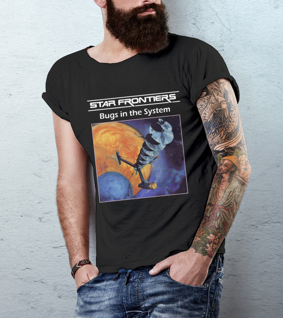 Star Frontiers Bugs In The System Space Satellite Planets T-Shirt