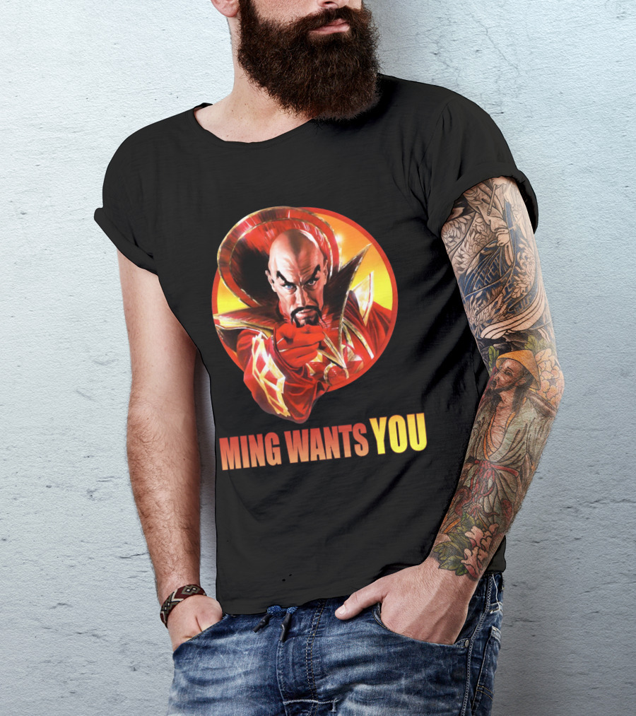 Flash Gordon Ming Wants You Villain T-Shirt