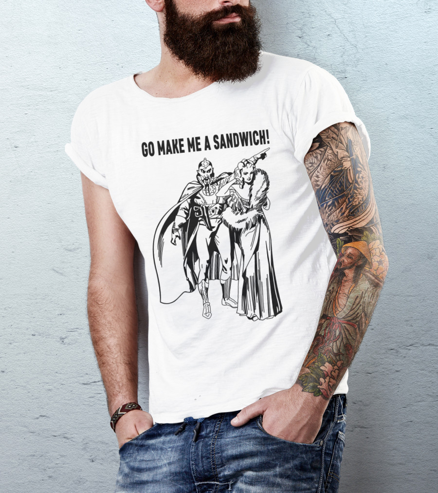Go Make Me A Sandwich Flash Gordon Comic T-Shirt