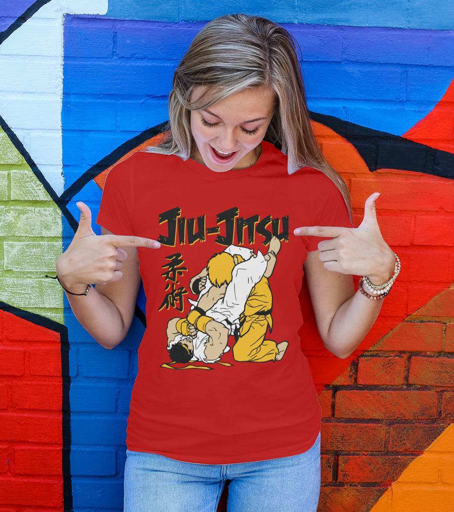 Jiu Jitsu Street Ryu Ken Martial Arts Showdown T-Shirt