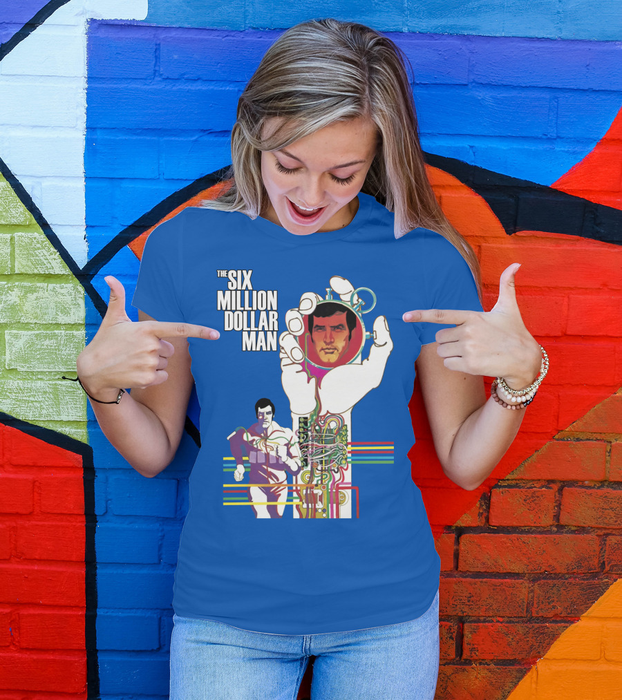 The Six Million Dollar Man Bionic Circuitry Action Hero T-Shirt