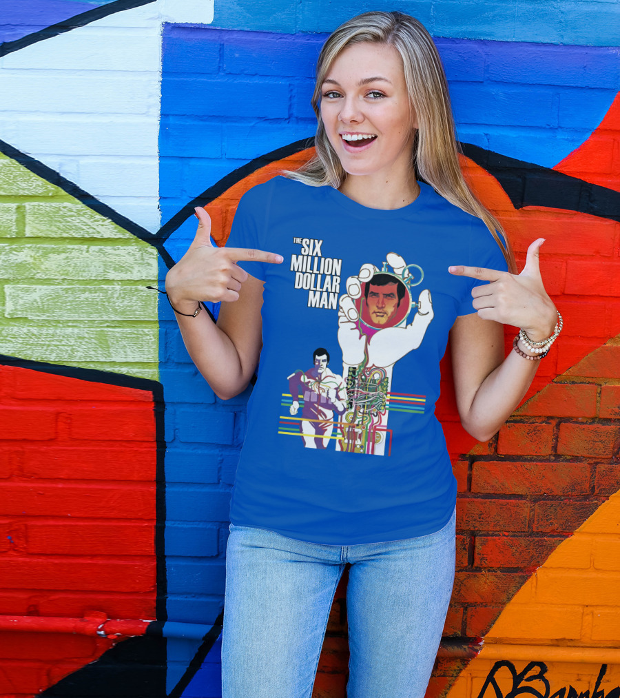 The Six Million Dollar Man Bionic Circuitry Action Hero T-Shirt
