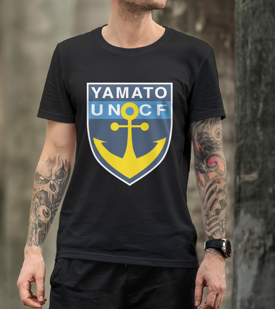 Yamato UNCF Anchor Emblem Space Battleship Crest T-Shirt
