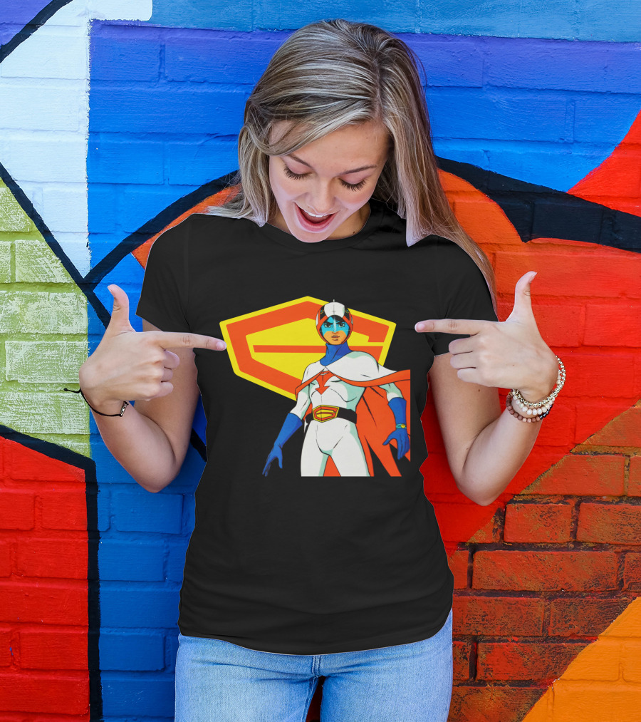 Battle Of The Planets G Force Iconic Character With Emblem T-Shirt