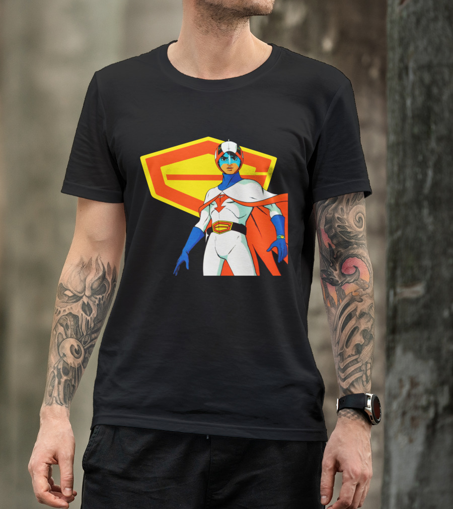 Battle Of The Planets G Force Iconic Character With Emblem T-Shirt