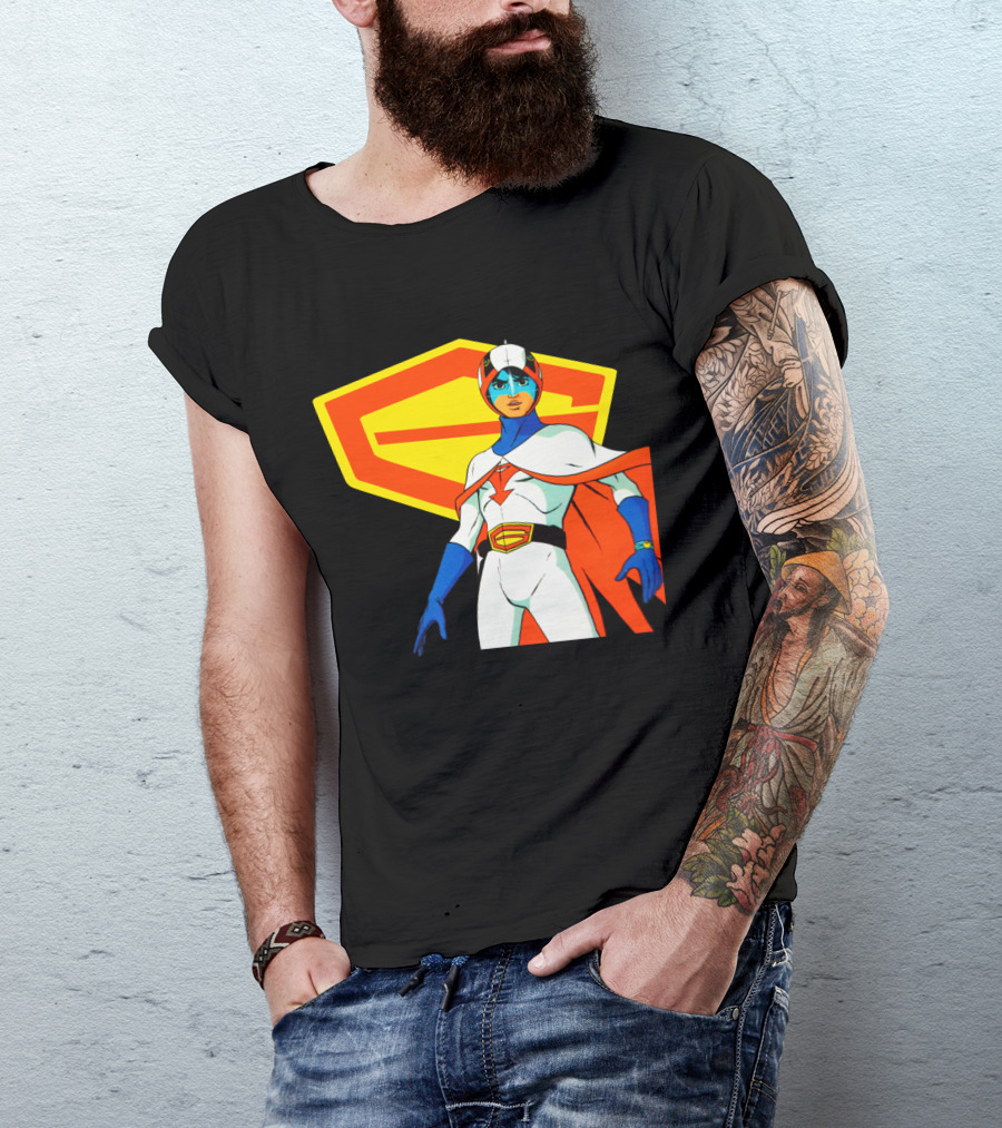 Battle Of The Planets G Force Iconic Character With Emblem T-Shirt