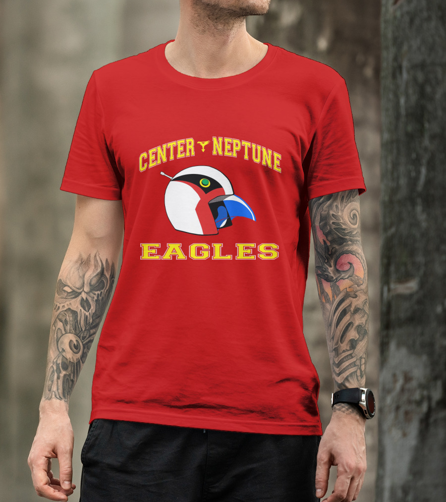 Center Neptune Eagles G-Force Helmet T-Shirt