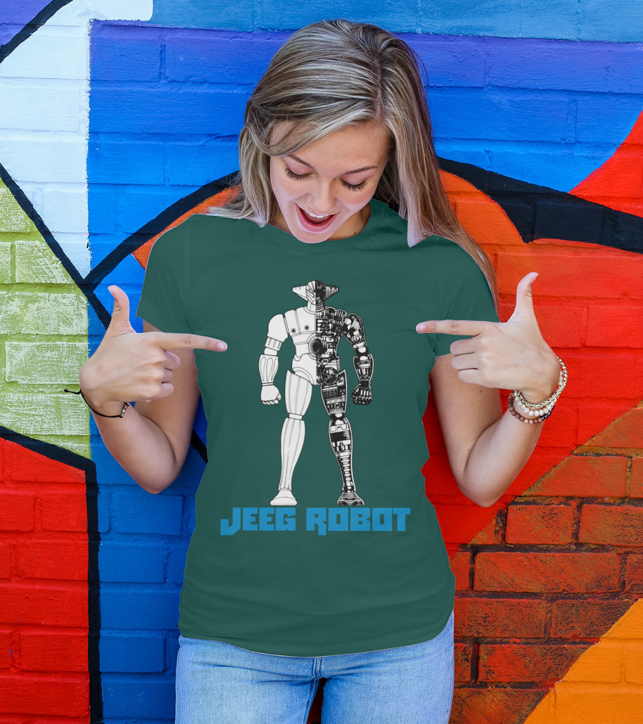 Jeeg Robot Cyborg Half-Mechanical T-Shirt