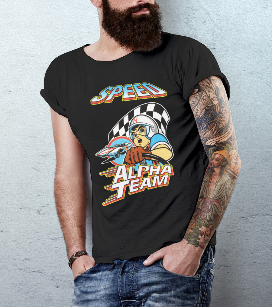 Speed Racer Alpha Team Dynamic Racing Adventure T-Shirt