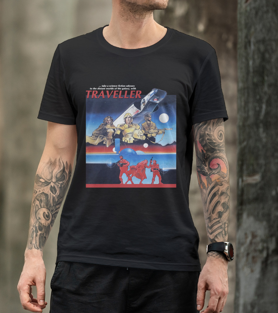 Traveller Science Fiction Odyssey To The Distant Worlds Of The Galaxy T-Shirt