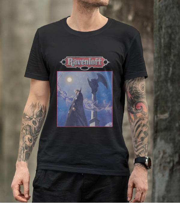 Ravenloft Vampire Night Gothic Scene T-Shirt