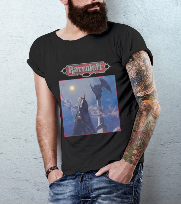 Ravenloft Vampire Night Gothic Scene T-Shirt