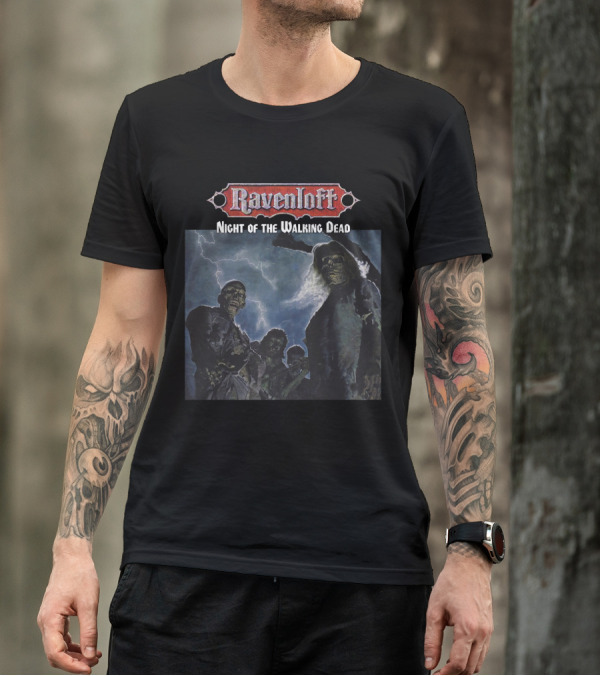 Ravenloft Night Of The Walking Dead Zombie Apocalypse Scene T-Shirt