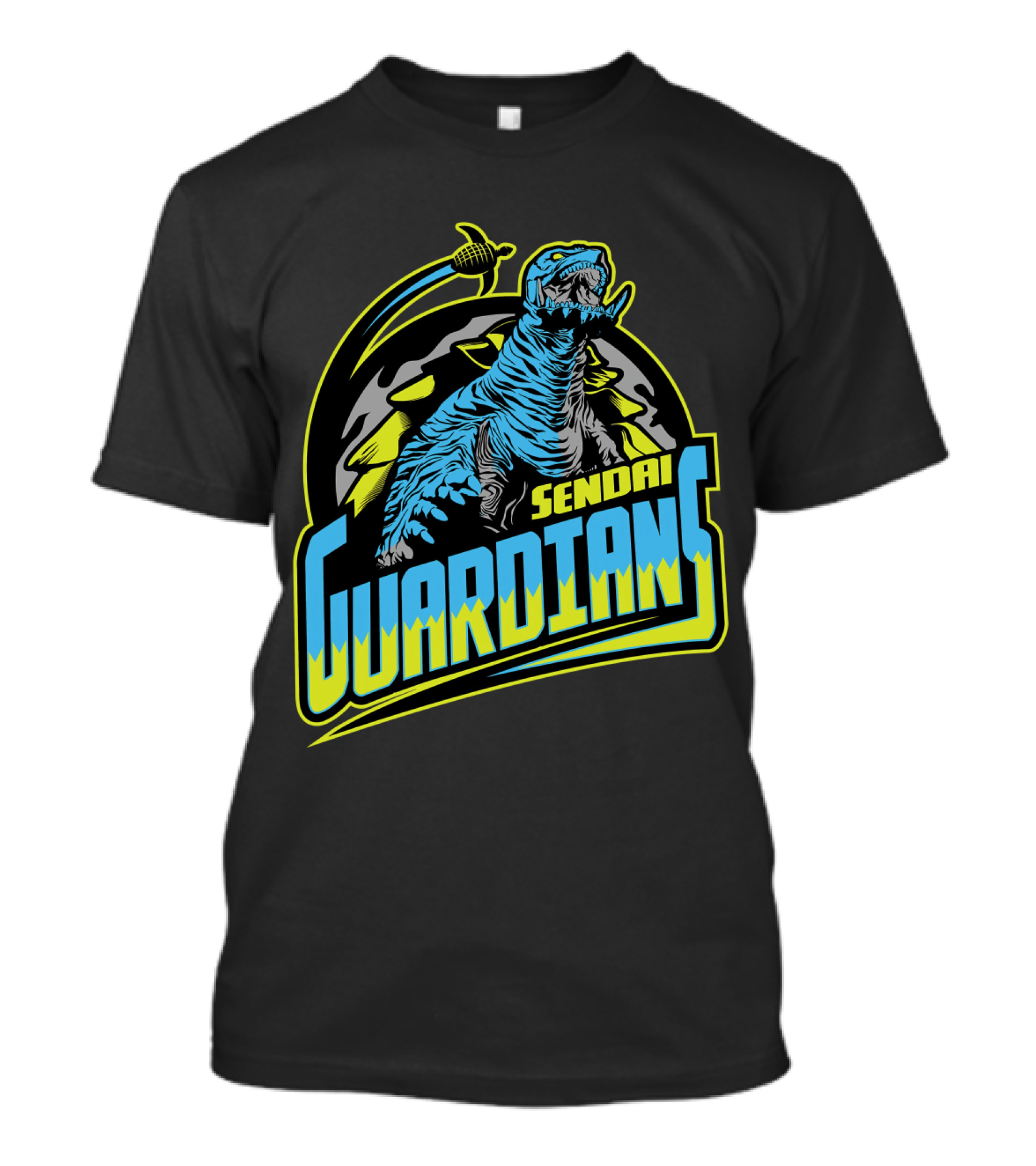 Sendai Guardians T-Rex Kaiju Sports T-Shirt