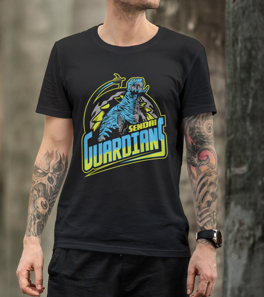 Sendai Guardians T-Rex Kaiju Sports T-Shirt