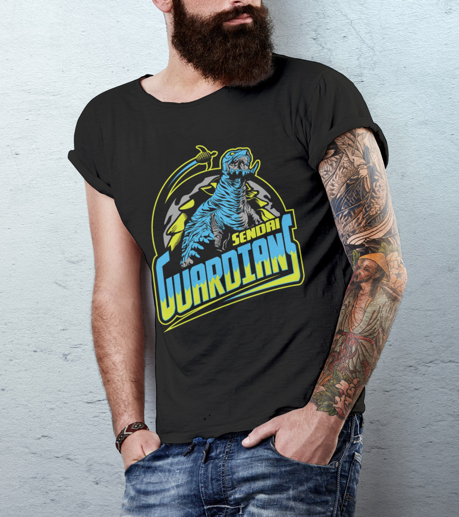 Sendai Guardians T-Rex Kaiju Sports T-Shirt