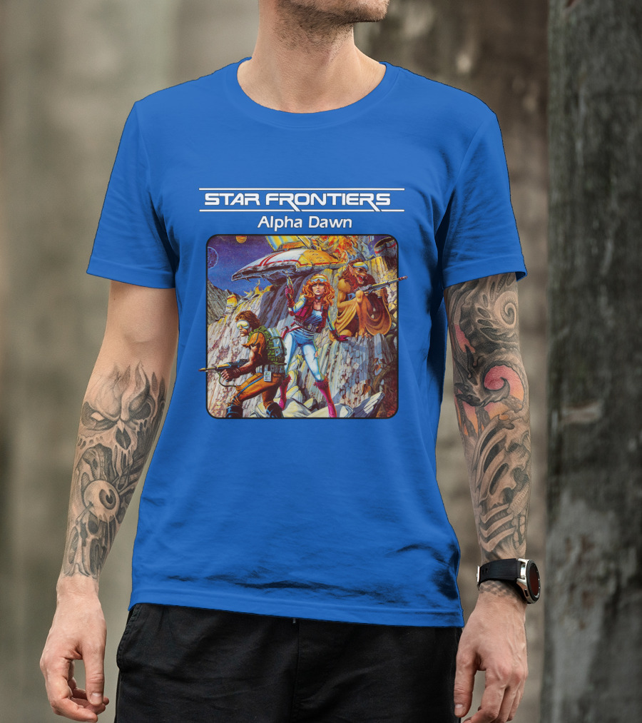 Star Frontiers Alpha Dawn Retro Sci-Fi Adventure T-Shirt