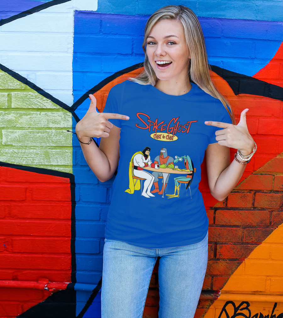 Space Ghost Coast To Coast Zorak And Moltar At Table T-Shirt