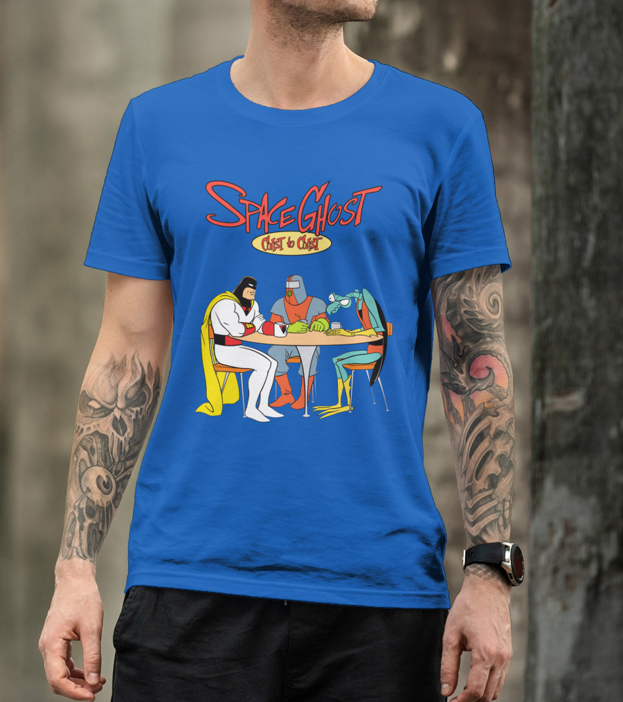 Space Ghost Coast To Coast Zorak And Moltar At Table T-Shirt