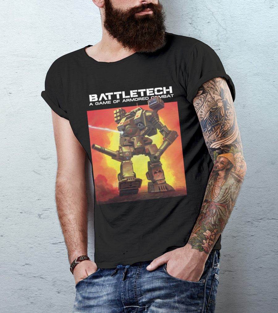 BATTLETECH A Game Of Armored Combat Mech T-Shirt
