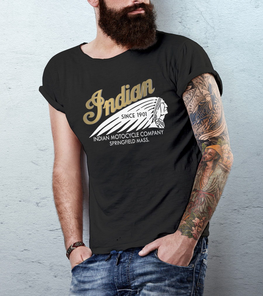 Indian Motorcycle Company Since 1901 Springfield Mass T-Shirt