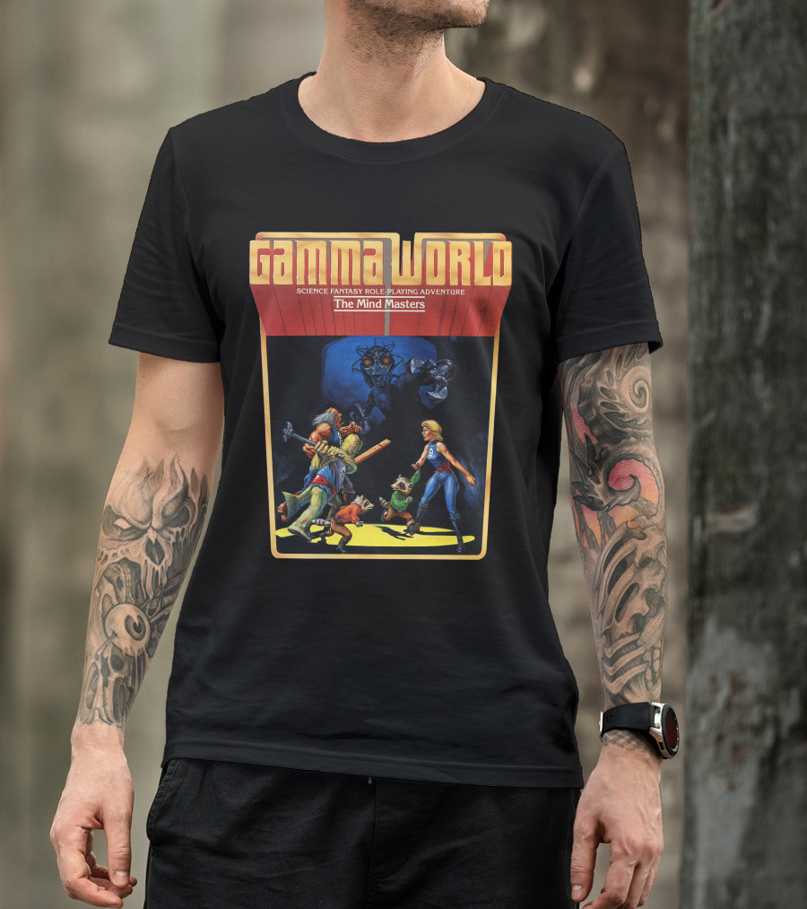 Gamma World Science Fantasy Role-Playing Adventure The Mind Masters T-Shirt