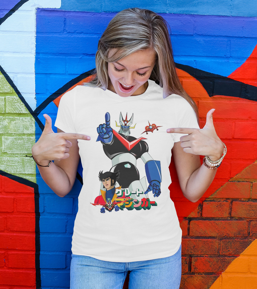Great Mazinger Robot Anime Character T-Shirt