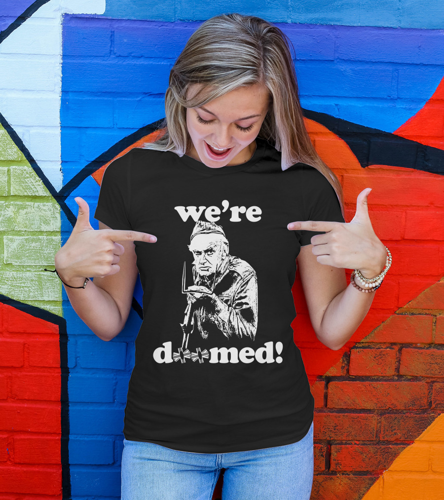 We're Doomed Dad's Army Classic Pose T-Shirt